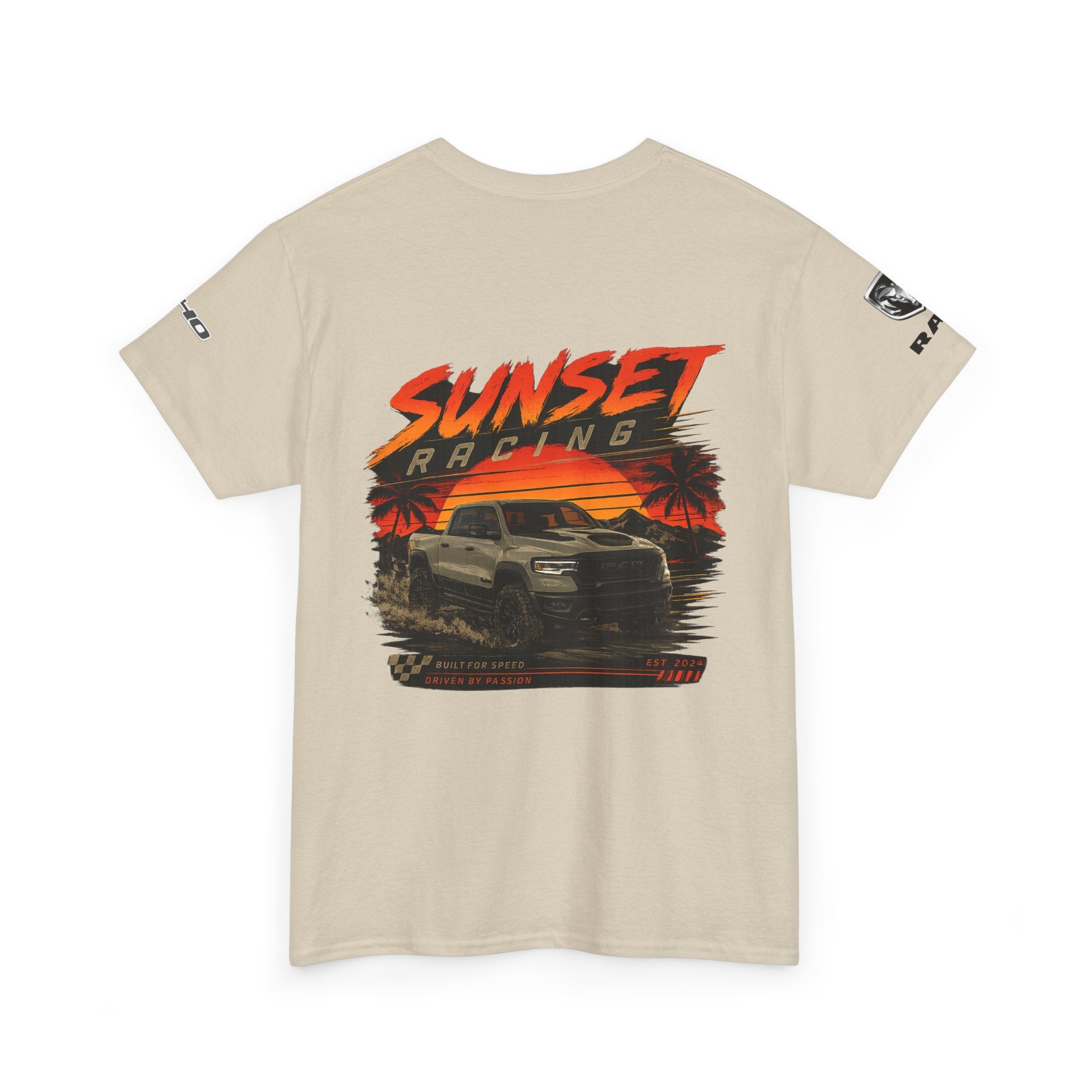 Sunset Racing RAM RHO style Graphic Tee