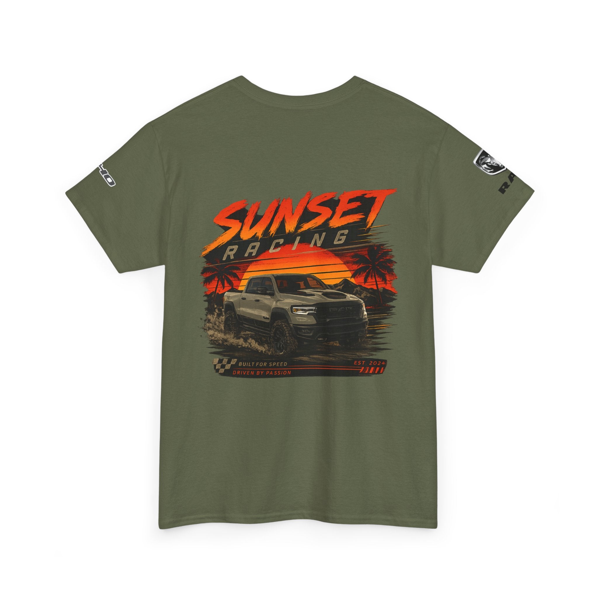 Sunset Racing RAM RHO style Graphic Tee