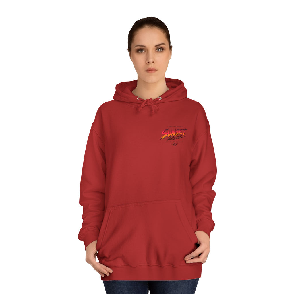 Sunset Racing Retro Palm Beach Sunset Hoodie