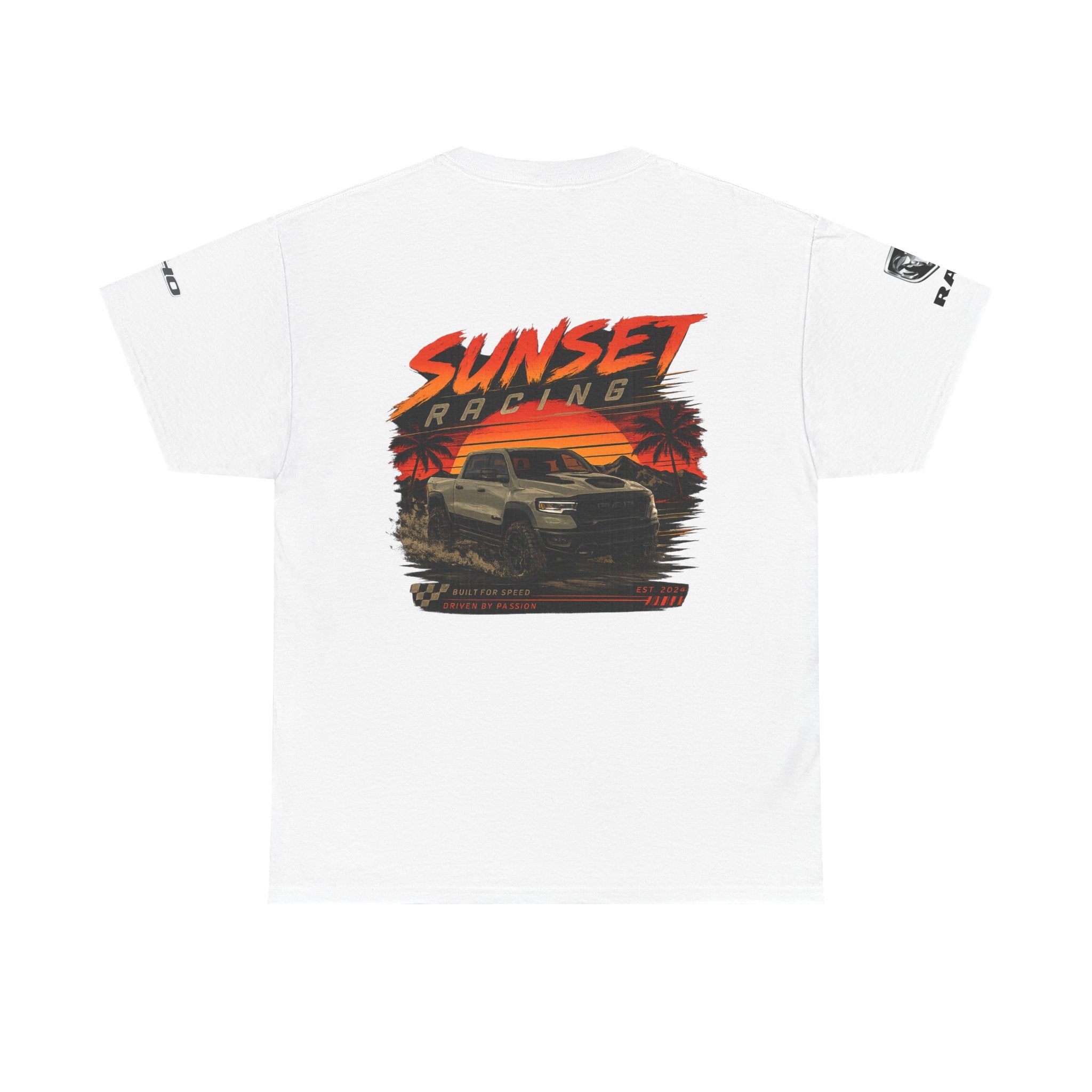 Sunset Racing RAM RHO style Graphic Tee
