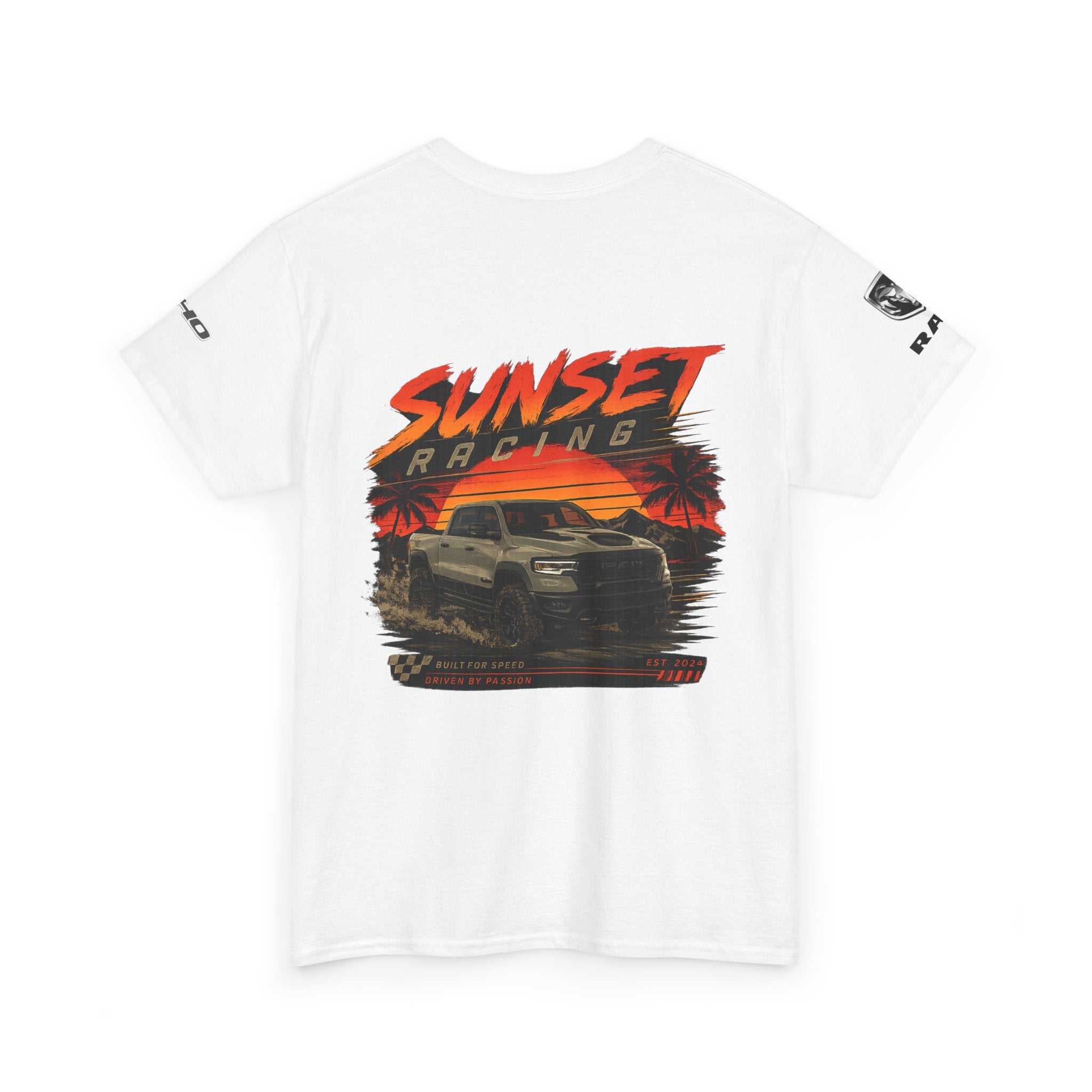 Sunset Racing RAM RHO style Graphic Tee