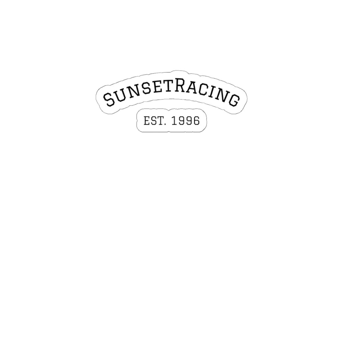 Sunset Racing signature sticker