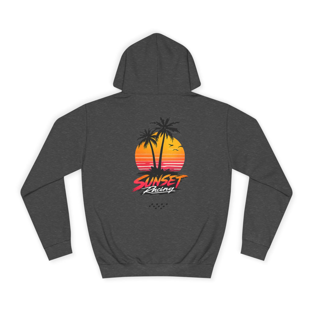Sunset Racing Retro Palm Beach Sunset Hoodie