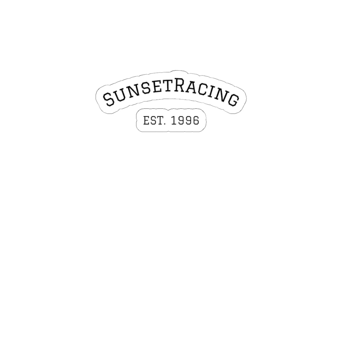 Sunset Racing signature sticker