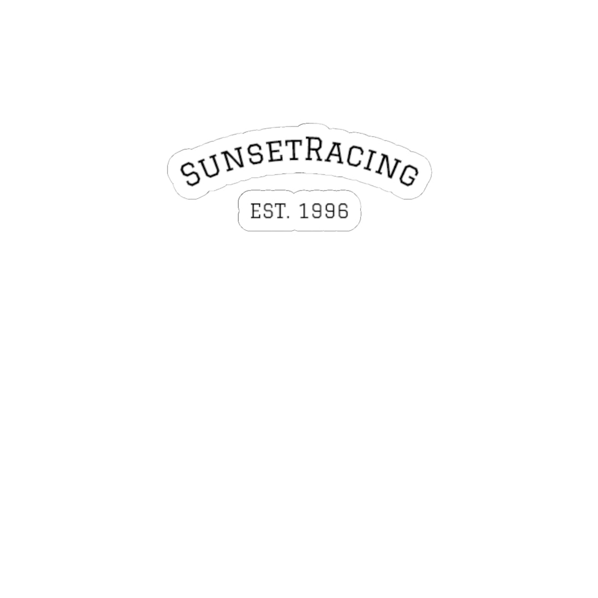 Sunset Racing signature sticker