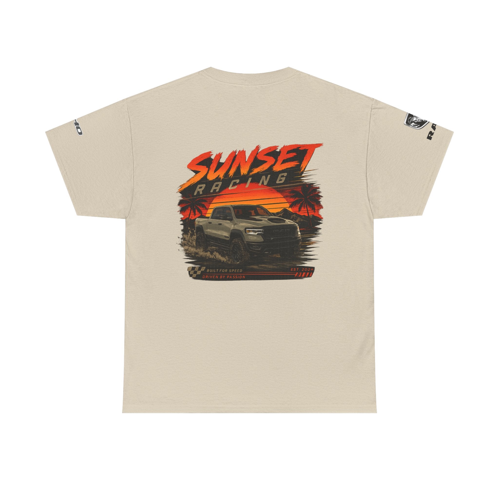 Sunset Racing RAM RHO style Graphic Tee