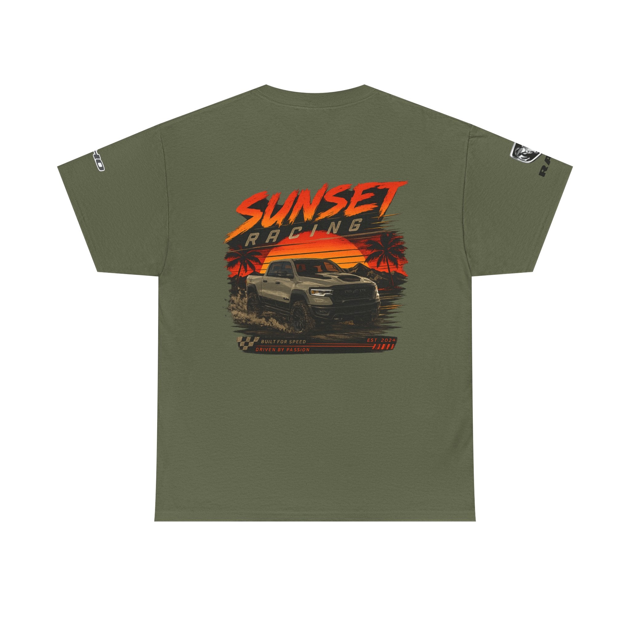 Sunset Racing RAM RHO style Graphic Tee