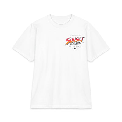 Sunset Racin 'Chase the Horizon' Retro Palm Tee