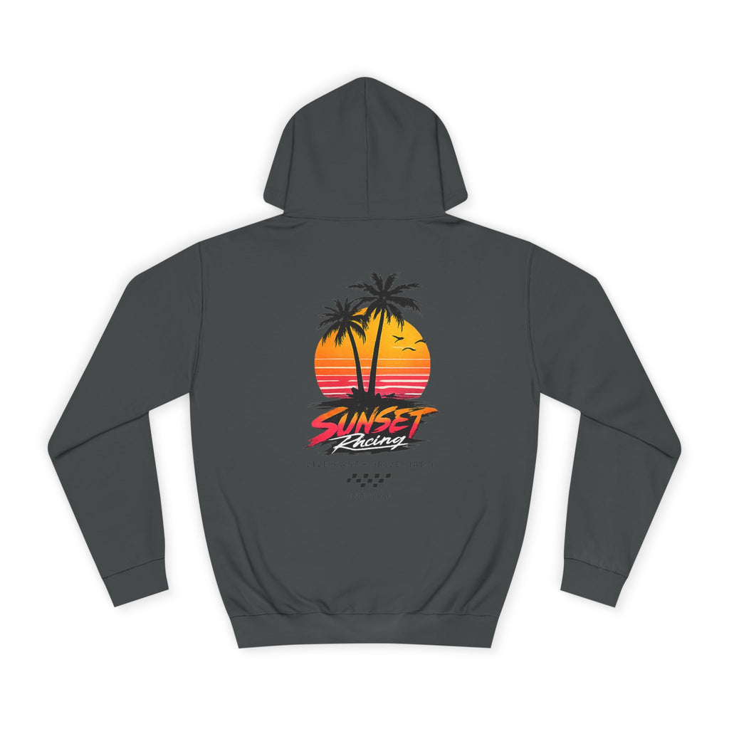 Sunset Racing Retro Palm Beach Sunset Hoodie